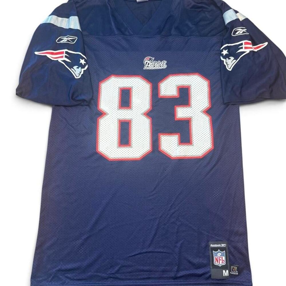 Deion Branch New England Patriots Reebok Jersey  Men’s Medium NFL